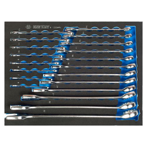 KING TONY (9-1220MRV) Набор комбинированных ключей, ложемент, 20 предметов