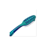 Зубная щетка средней жесткости, с чисткой языка, гибкая, КОМПЛЕКТ 4 шт., LAIMA DENT, 609323