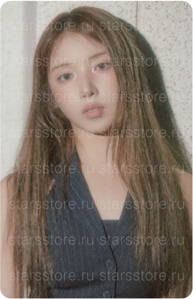 Фотокарта Jiwoo NMIXX - Blue Valentine (Apple Music)