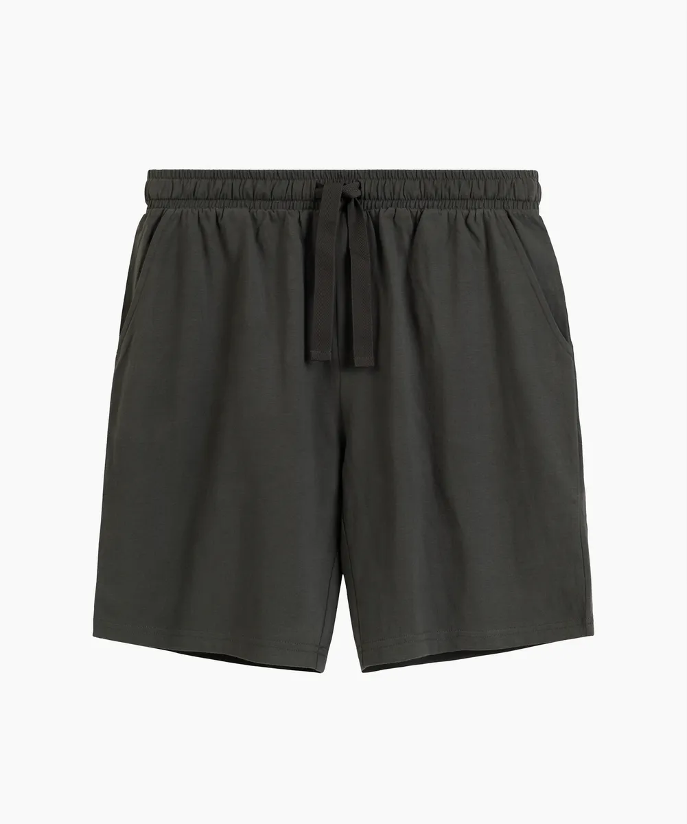 Мужские шорты пижамные Atlantic, 1 шт. в уп., хлопок, хаки, NMB-039