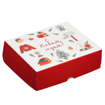 Коробка для кондитерских изделий «Хюгге», 17 х 20 х 6 см