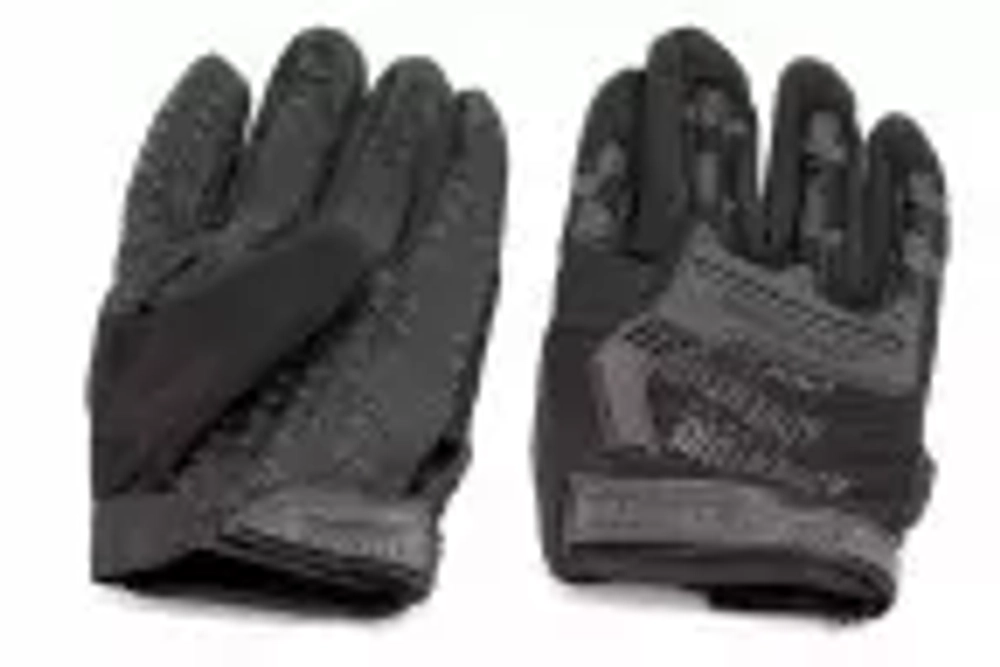 Перчатки тактические Outdoor Gloves Adventure полноразмерные прорезиненные Чёрный