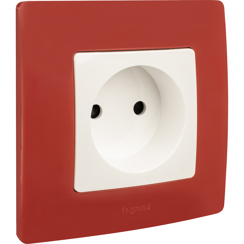 Рамка 1 пост красный ETIKA Legrand