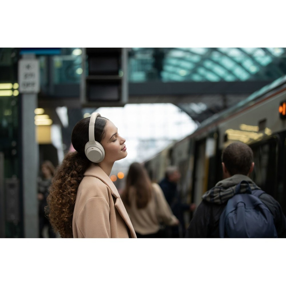 Беспроводные наушники Sony wh-1000xm4 с шумоподавлением серебро