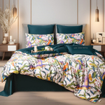 КПБ Сатин Премиум на резинке CPAR020, Евро, 4 наволочки, простынь 180*200*30