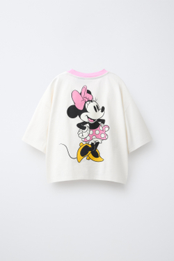 ZARA КОМПЛЕКТ ИЗ ФУТБОЛКИ И БЕРМУД С МИННИ МАУС © DISNEY, ЧЕРНЫЙ