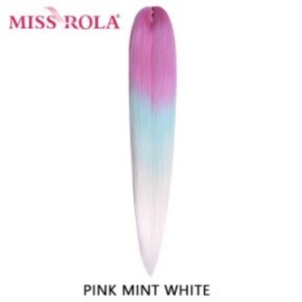 Канекалон M07 Easy Braid (искуственные волосы) 3 цветный Pink/ mint/ white