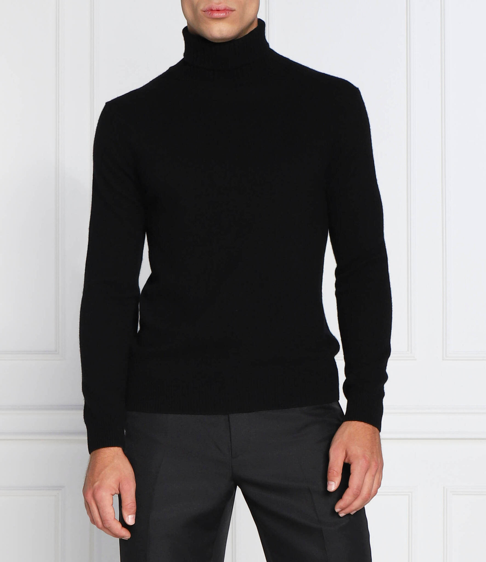 гольф salim rollneck Oscar Jacobson - черный(67624954)