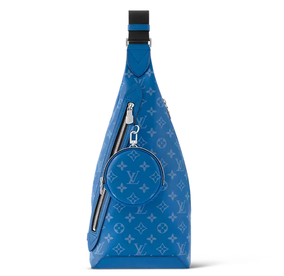 Сумка-слинг Louis Vuitton Duo канва Taigarama Blue