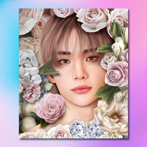 Арт принт / alexstayart / STRAY KIDS / Хёнджин #19