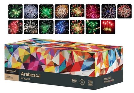 Батарея салютов "Arabesca" MC12200 200 залпов * 1.2"  (1/1)