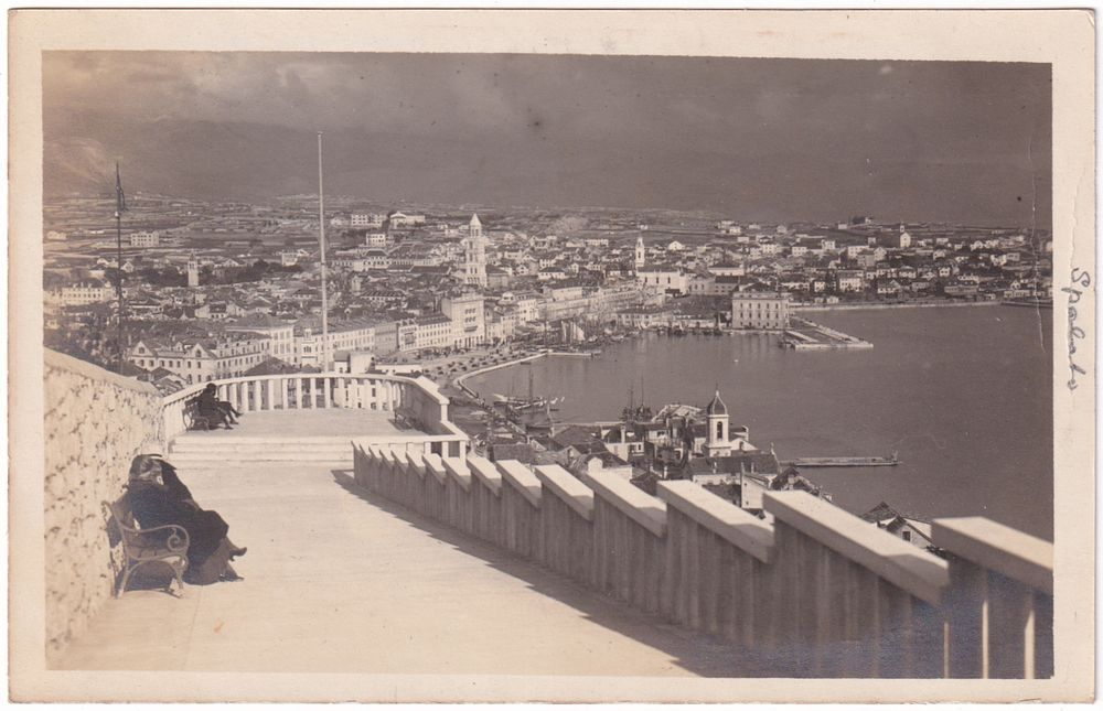 Фотооткрытка «Сплит. Вид и променад имени доктора Ж. Рачича»