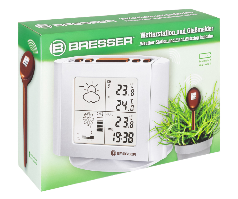 Метеостанция Bresser с индикатором полива растений