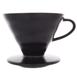 Воронка керамическая для приготовления кофе HARIO V60-02, черный матовый