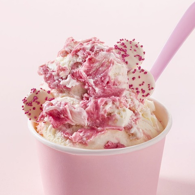 Розовый крем с взрывной карамелью JOYCREAM FRIZZZI POP PINK, IRCA Италия