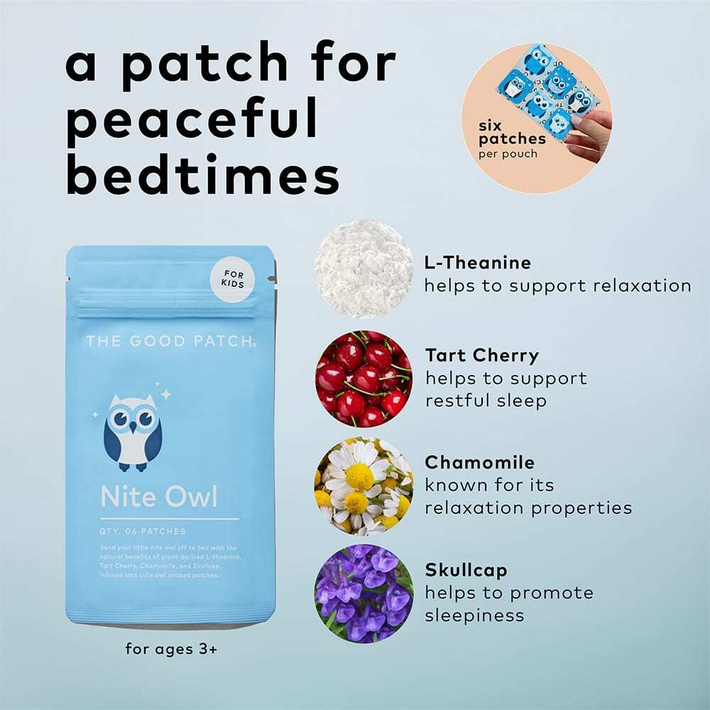 The Good Patch, Nite Oval, для детей, 6 патчей