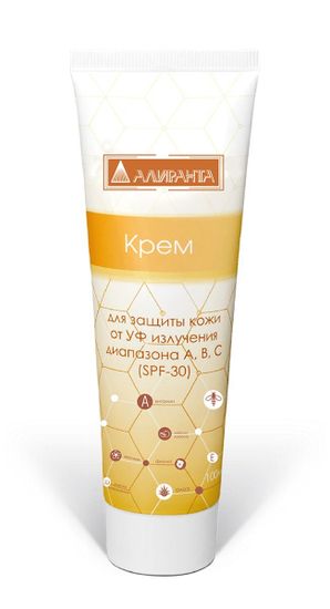 Крем "Алиранта" от УФ излучения 100 мл