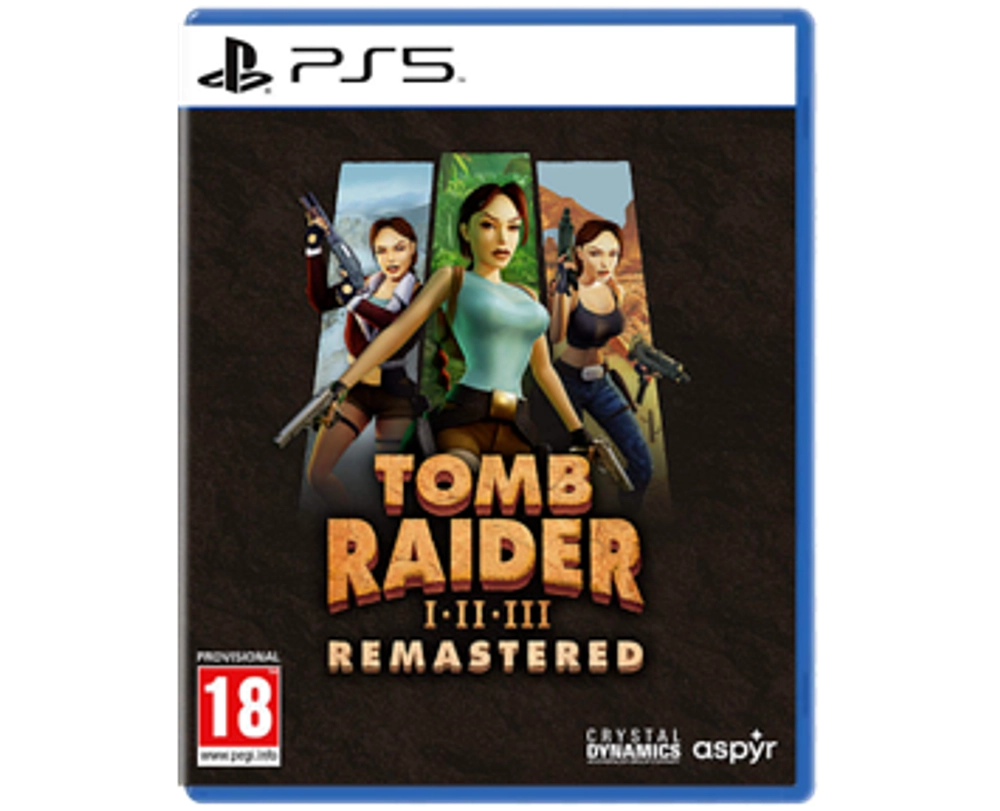 Tomb Raider I-II-III (1,2,3) Remastered (PS5) NEW