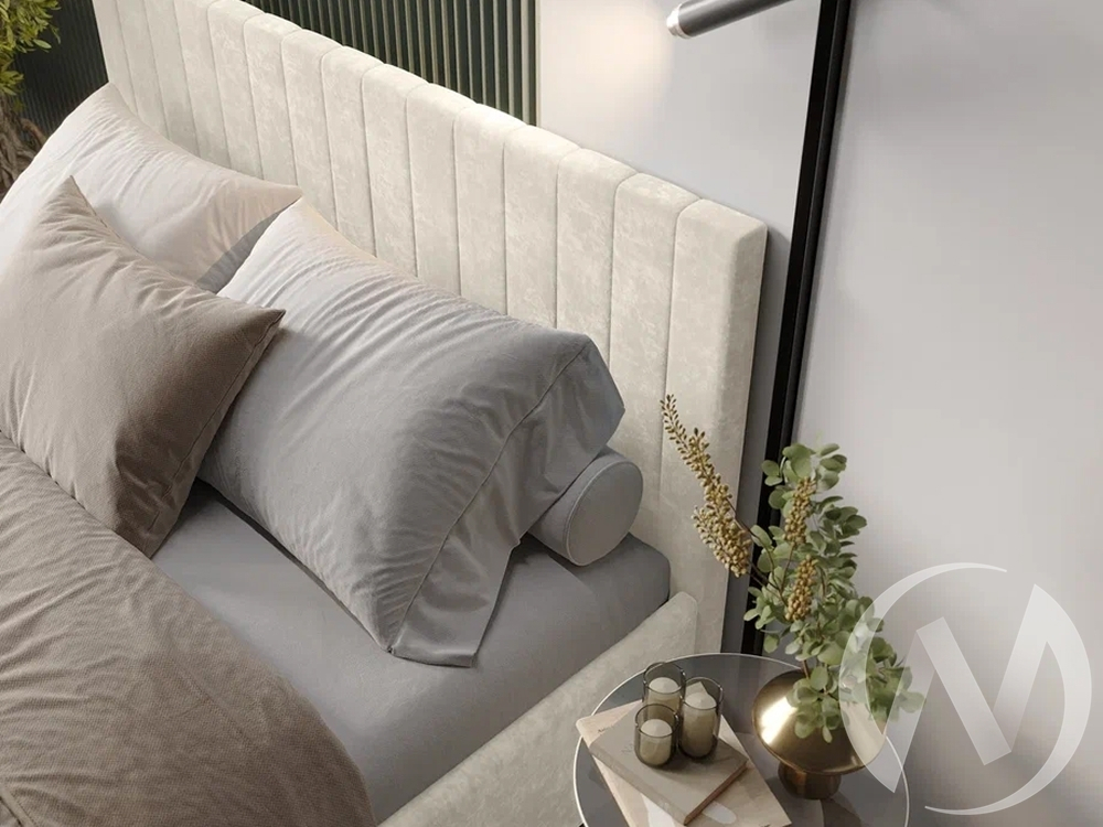 Кровать 1;6 КР-18 Хлоя (миндаль)