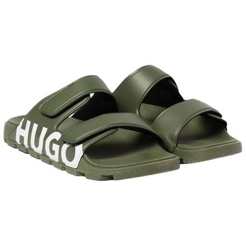 Hugo Boss Rubber Thong Sandal 'Green'