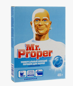 МОЮЩЕЕ СРЕДСТВО MISTER PROPER УНИВЕРСАЛЬНЫЙ С ОТБЕЛИВАЮЩИМ ЭФФЕКТОМ 400ГР