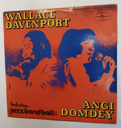 Винтажная виниловая пластинка LP Wallace Davenport Angi Domdey Featuring Jazz Band Ball Orchestra (Польша 1977)
