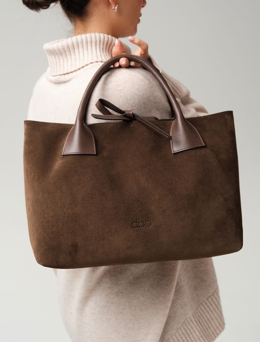 Замшевая сумка Iris DBR 31372 кофе