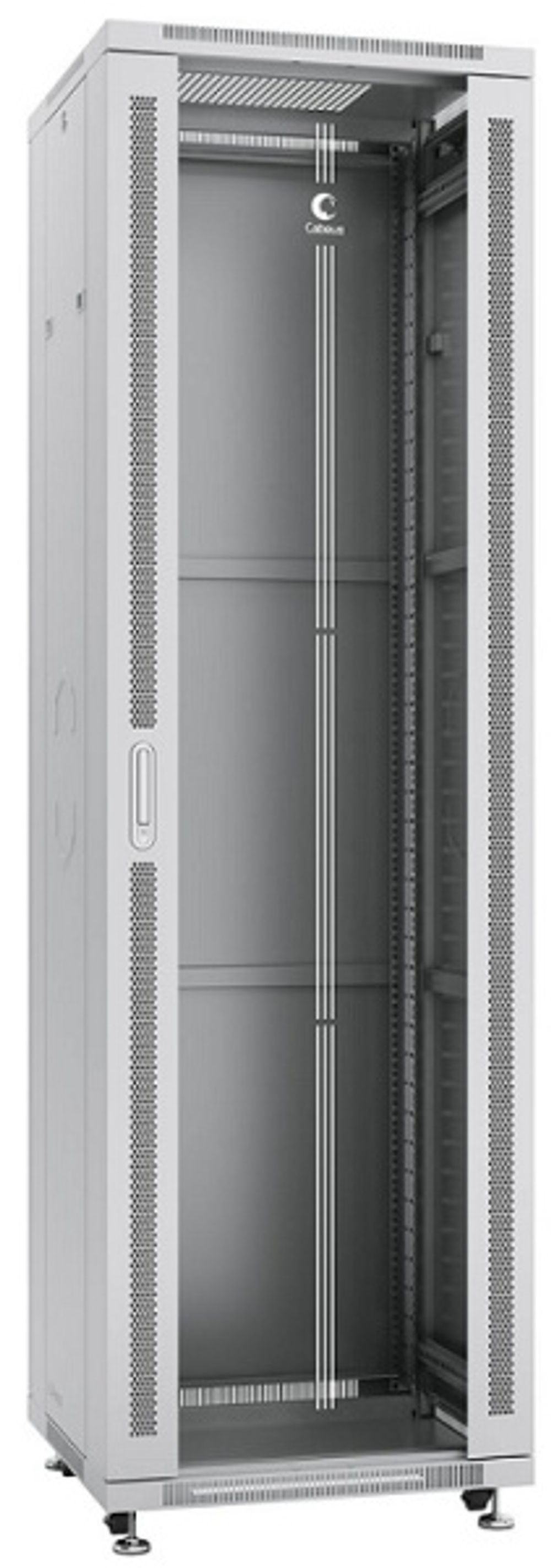 Шкаф напольный 19", 42U Cabeus SH-05C-42U60/60