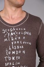 Амстердам - свитшот коричневый Iv-capriz (Акция)