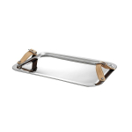 Поднос с кожаными ручками [Арт. 07250]