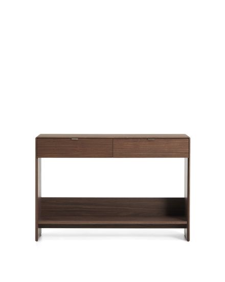 Буфет Norlen с 2 ящиками и полкой из орехового шпона 120 x 81 см