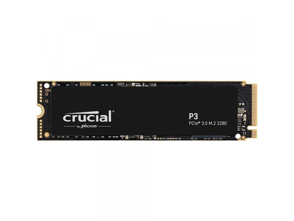 SSD накопитель Crucial P3 4ТБ, M.2 2280, PCIe 3.0 x4, NVMe [CT4000P3SSD8]