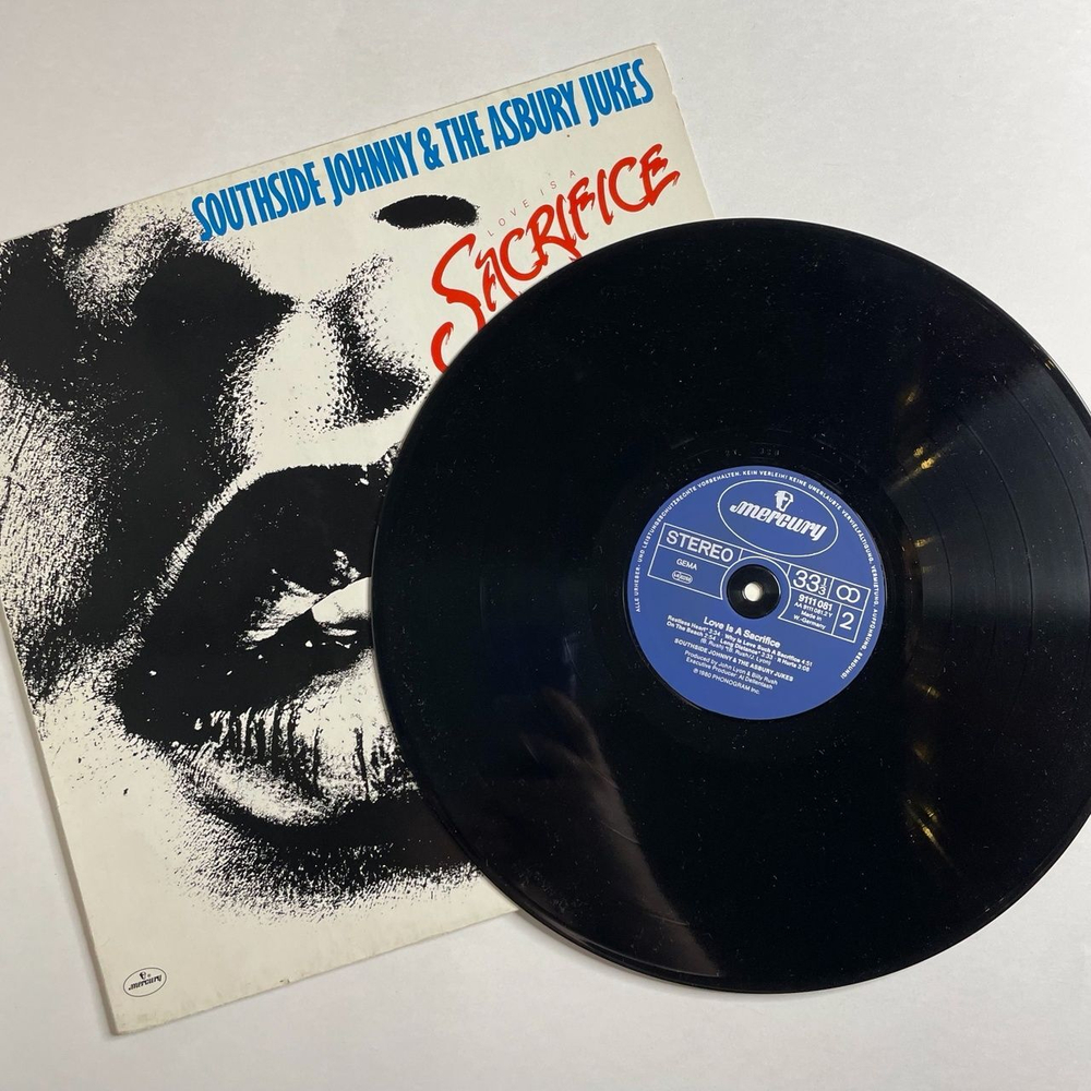 Винтажная виниловая пластинка LP Southside Johnny and The Asbury Jukes Love Is A Sacrifice (Germany 1980)