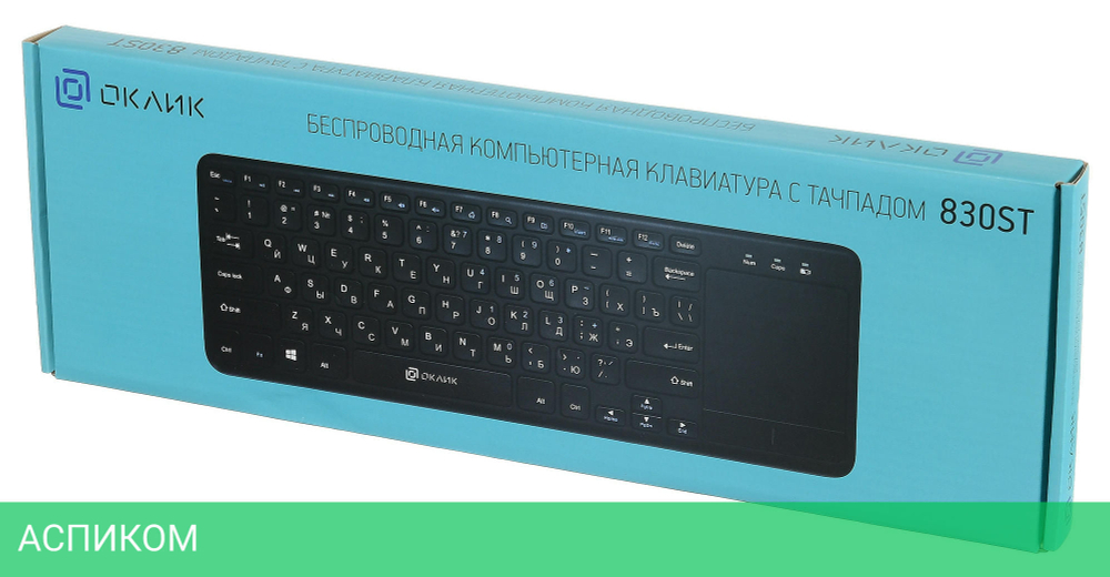 Клавиатура Oklick 830ST USB черный