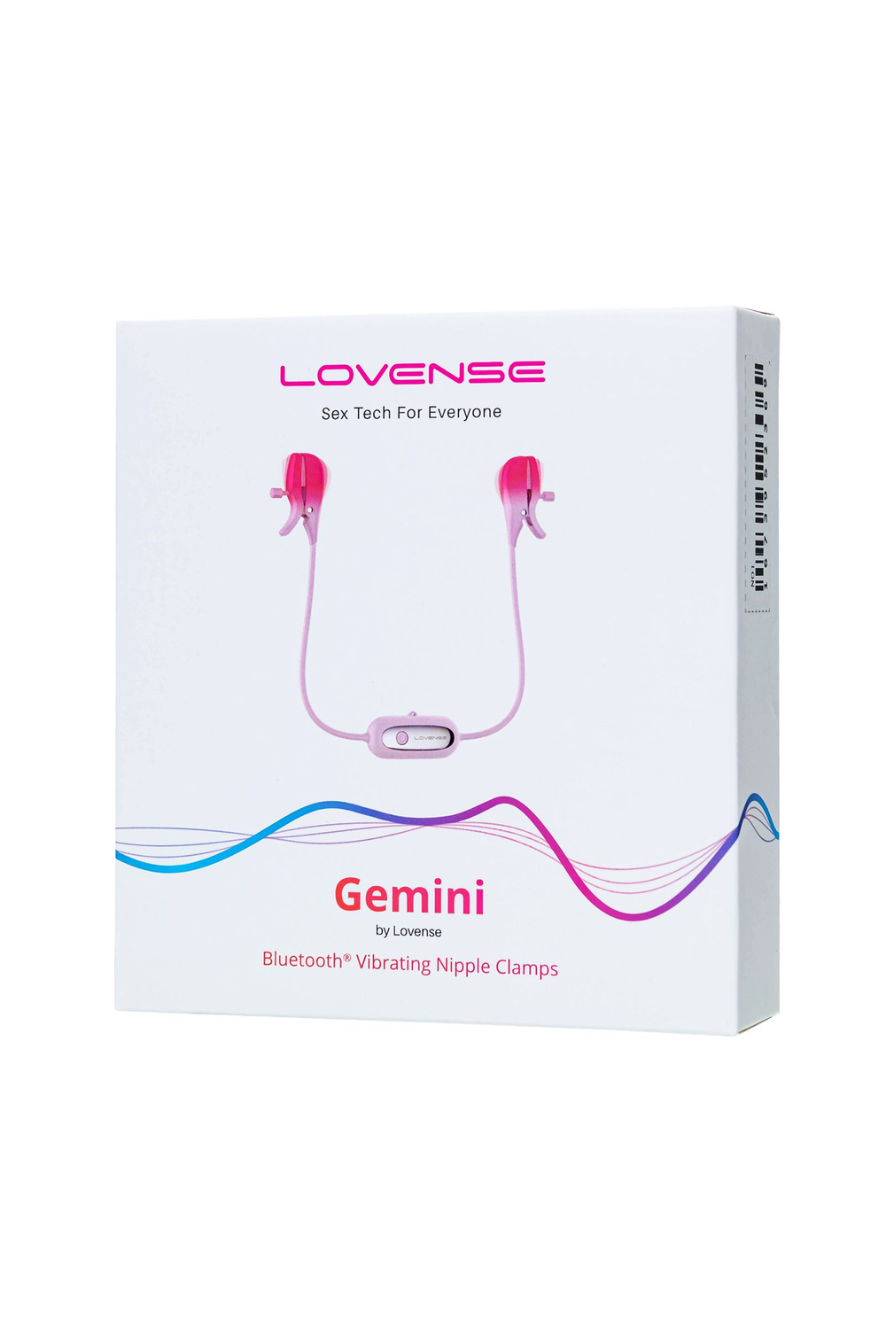 Вибромассажер для сосков Gemini Lovense TPE, розовый, ABS-пластик