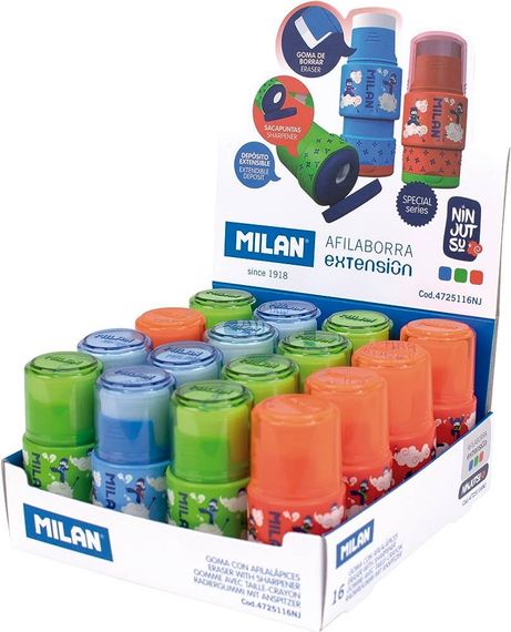 Pozan və qələmyonan \ Ластик-точилка  SHARPENER+ERASER EXTENSION NJ