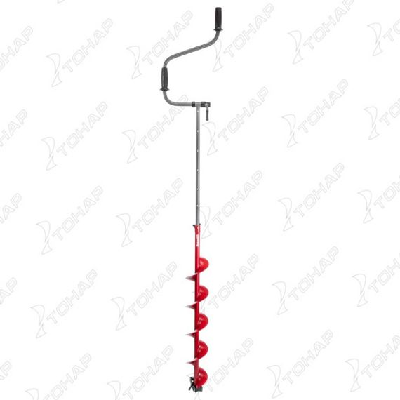 Ледобур BURAN 130R правое вращение, цельнотянутый шнек (LB-130R) Тонар