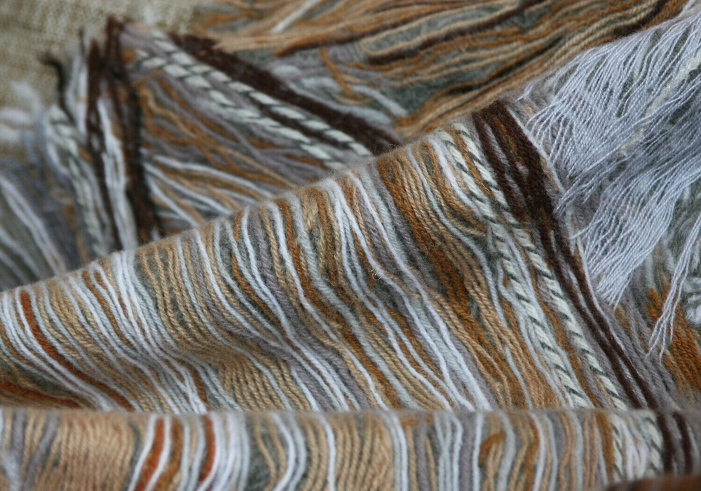 Плед ручной работы «Графика»