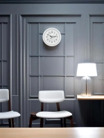 Часы настенная Серебро 30см. арт122211201