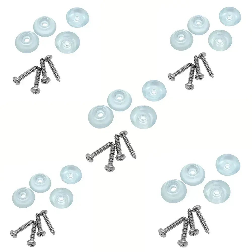 Ножки силиконовые для мебели и разделочных досок. Комплект 20 шт. / 15х6х8 мм