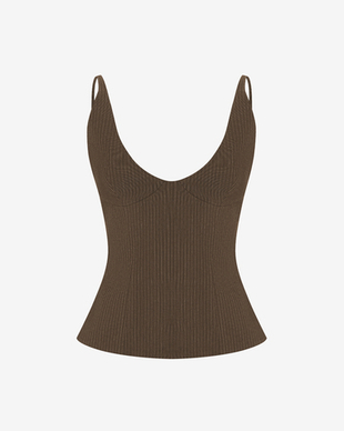 Топ из костюмной ткани