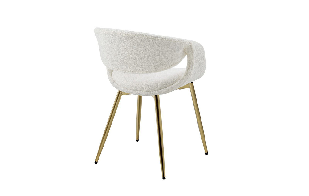 Стул JY1829Q-T белый IPD1859-1/золото