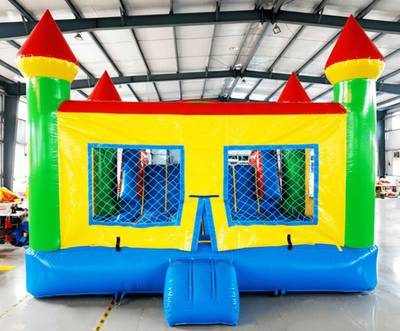 Батут с бассейном "Домик с бассейном" 8*4*3 м