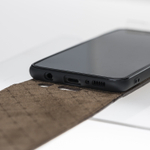 Кожаный чехол флип для Samsung Galaxy S10 Plus Bouletta FlipCase серо-коричневый g6