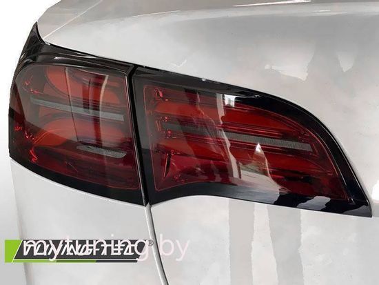 Задние фонари LED BAR TAIL LIGHTS RED SMOKE для TESLA MODEL 3 17-