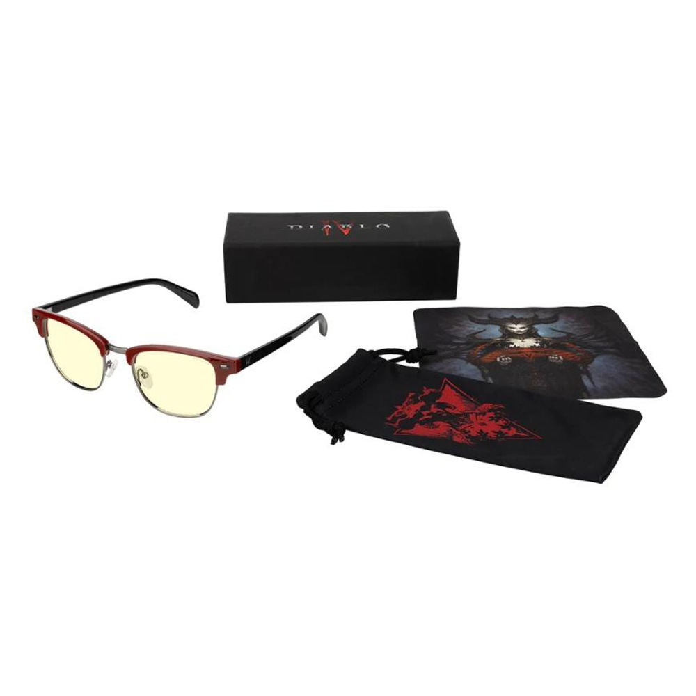 Компьютерные очки GUNNAR Diablo IV Sanctuary Edition Amber Тонировка линз — Amber GBLF 65, сила линз — GUNNAR-Focus