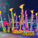 Банджи-батут «Жираф-джамп», 1-местный, 2×2×4 м