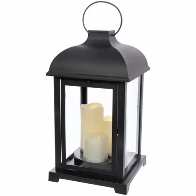 Сувенир с подсветкой «Волшебная лампа» 24,5*24,5*45 см (работает от 3*ААА), Черный