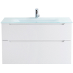 Тумба под раковину BelBagno Etna-H60 90 ETNA-H60-900-2C-SO-BL-P подвесная Bianco Lucido