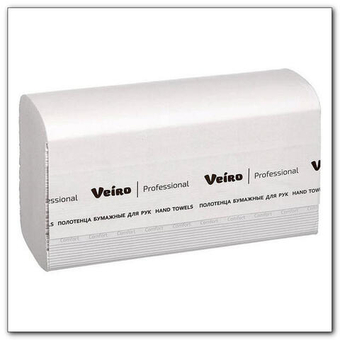 Полотенца бумажные Z-образные 2 слойные VEIRO